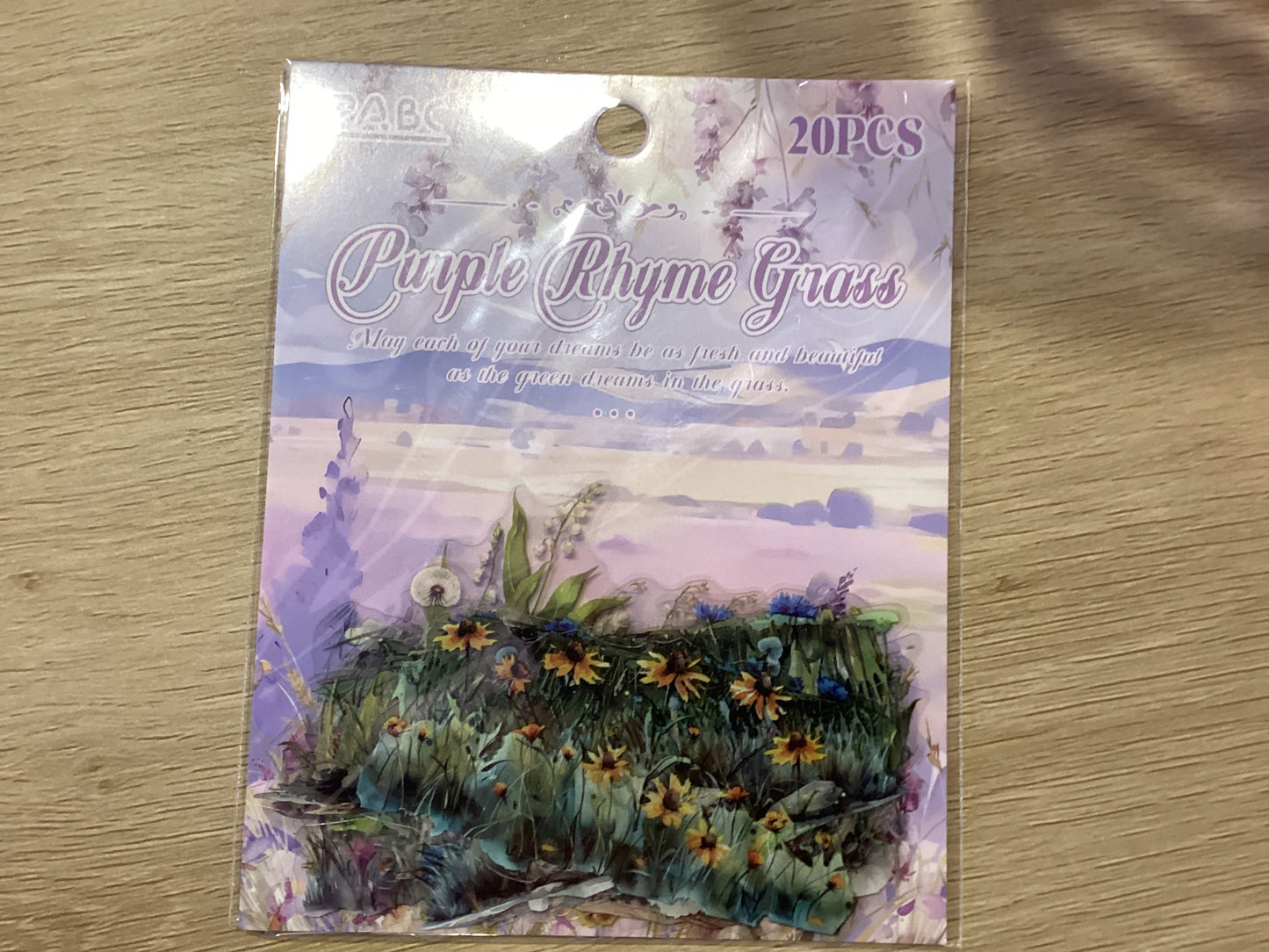Stickers - Purple Rhyme Grass