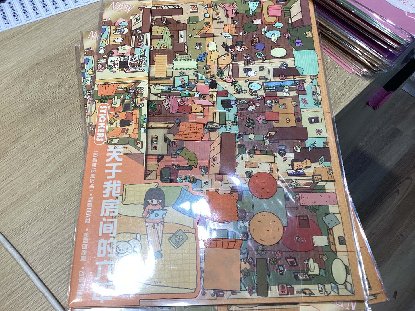 orange large stickers