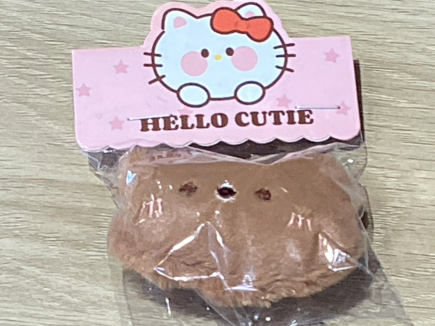 Hello Cutie/Pink Keychain