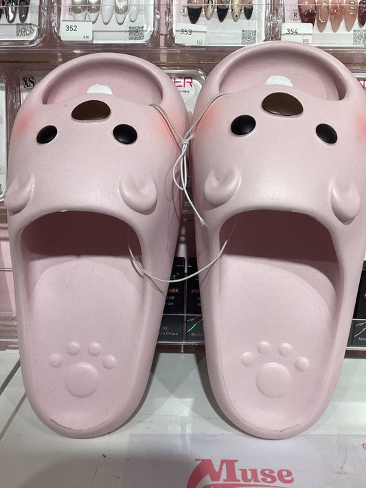 Pink slippers