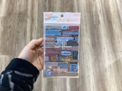 2ABC small stickers