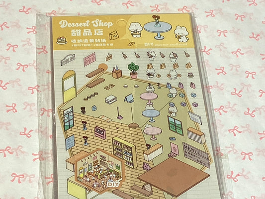 Sticker - Small Yellow Bunny Dessert