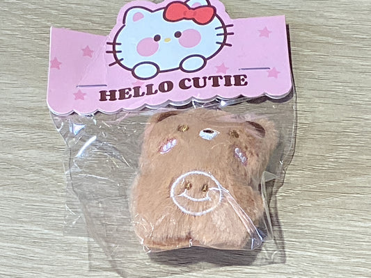 Hello Cutie/Pink Keychain