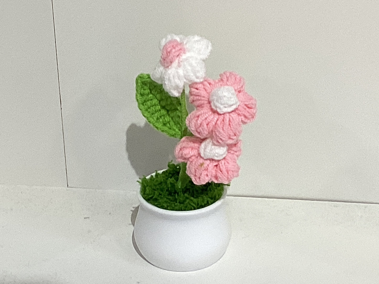 Handmade Crochet Flower Pots