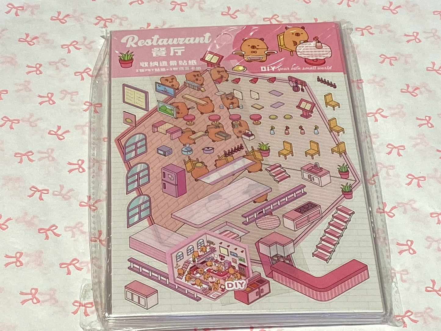 Small Sticker Scene-Capybara