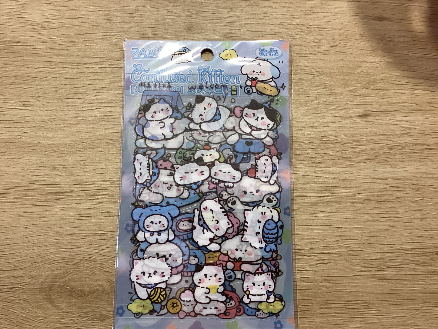 Stickers - Confused Kitten