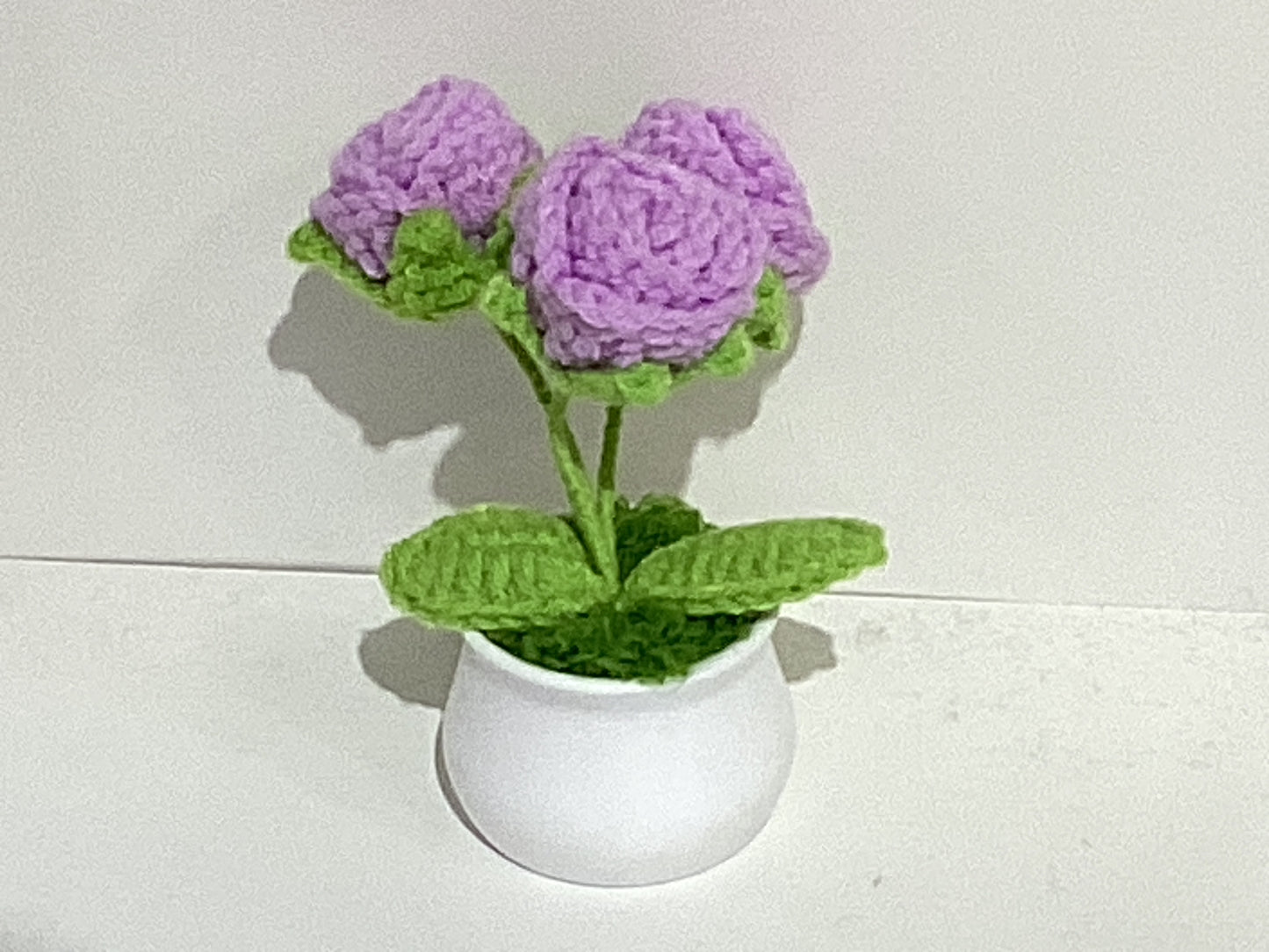 Handmade Crochet Flower Pots