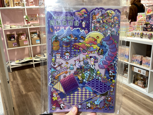 Stickers-medium purple haloween