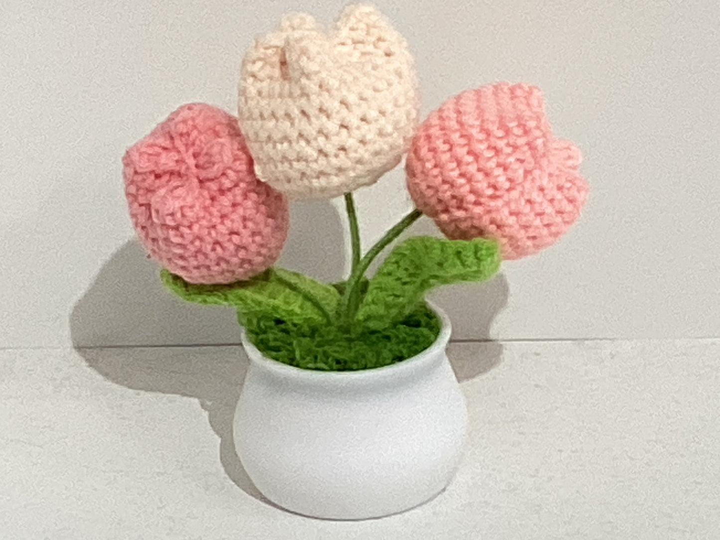 Handmade Crochet Flower Pots
