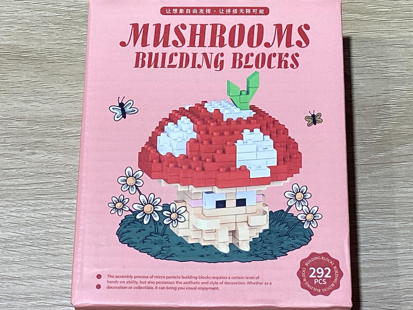 Puzzle-Mushrooms Building Blocks