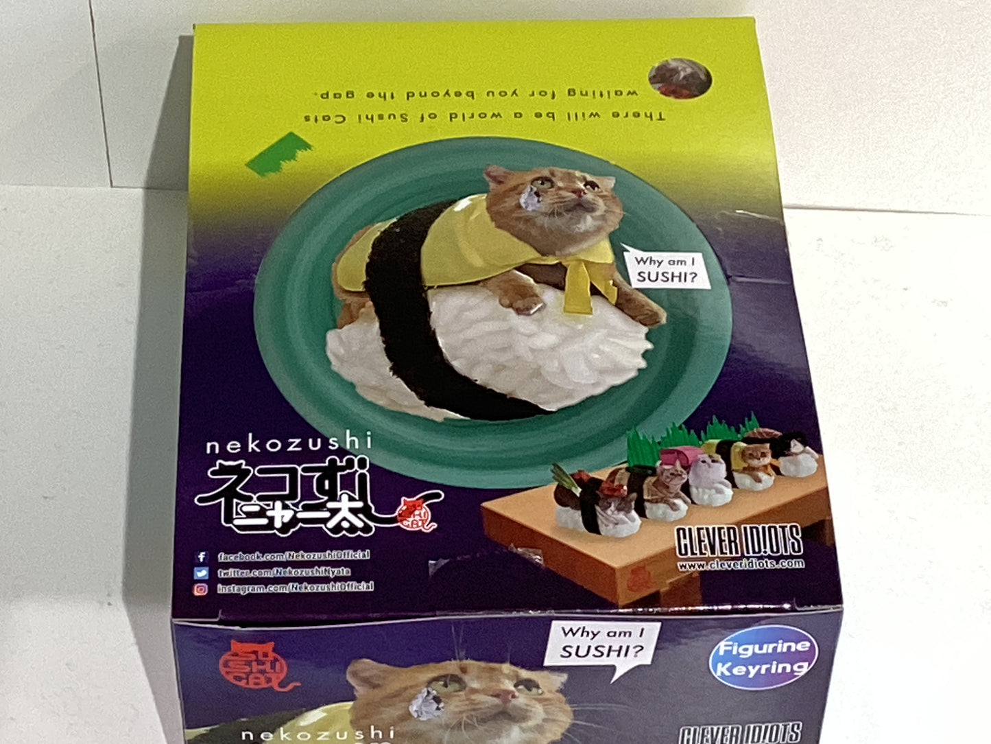 Clever Idiots: Sushi Cat (Nekozsushi) Keyring Blind Box Vol. 1